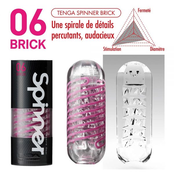 TENGA SPINNER - 06 BRICK #1 | ViPstore.hu - Erotika webáruház