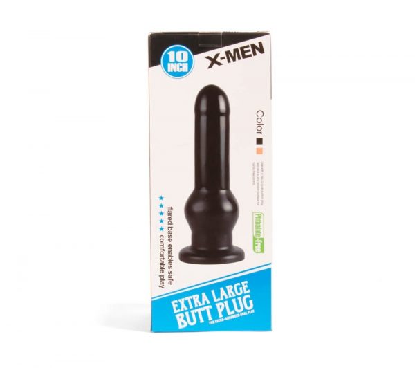 X-MEN 10 inch Butt Plug Black #3 | ViPstore.hu - Erotika webáruház