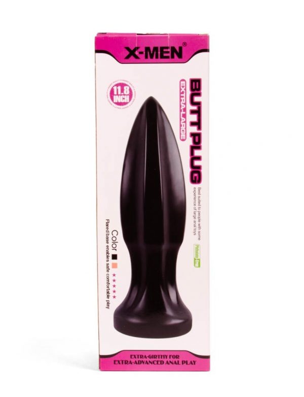 X-MEN 11.8 inch Butt Plug Black #3 | ViPstore.hu - Erotika webáruház