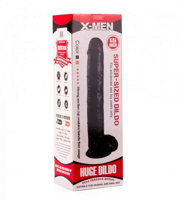 X-MEN 15" Super-Sized Dildo Black #4 | ViPstore.hu - Erotika webáruház