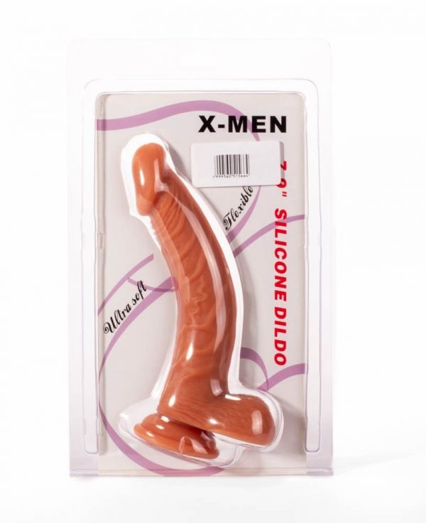 X-MEN 7.9" Silicone Dildo Flesh #5 | ViPstore.hu - Erotika webáruház