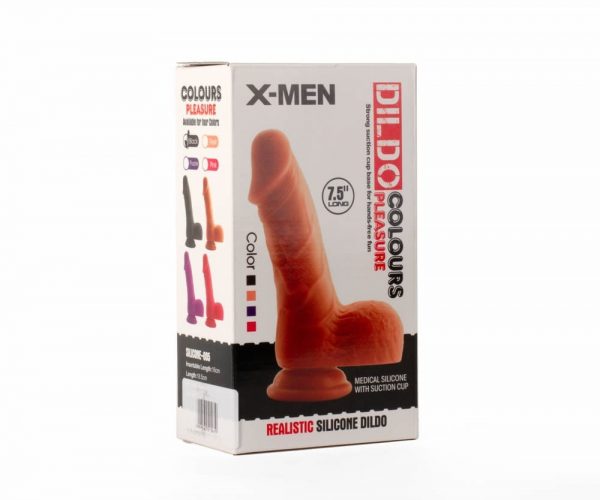 X-MEN 7.5" Dildo Colours Pleasure Black 3 #5 | ViPstore.hu - Erotika webáruház