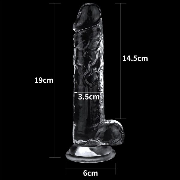 7.5''  Flawless Clear Dildo #1 | ViPstore.hu - Erotika webáruház