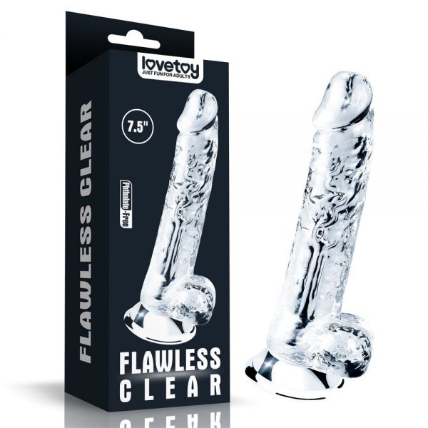 7.5''  Flawless Clear Dildo #6 | ViPstore.hu - Erotika webáruház