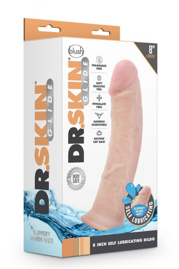 DR. SKIN 8INCH SELF LUBRICATING DILDO #7 | ViPstore.hu - Erotika webáruház