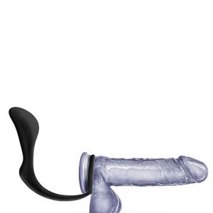 ANAL ADVENTURES COCK RING PLUG BLACK #1 | ViPstore.hu - Erotika webáruház