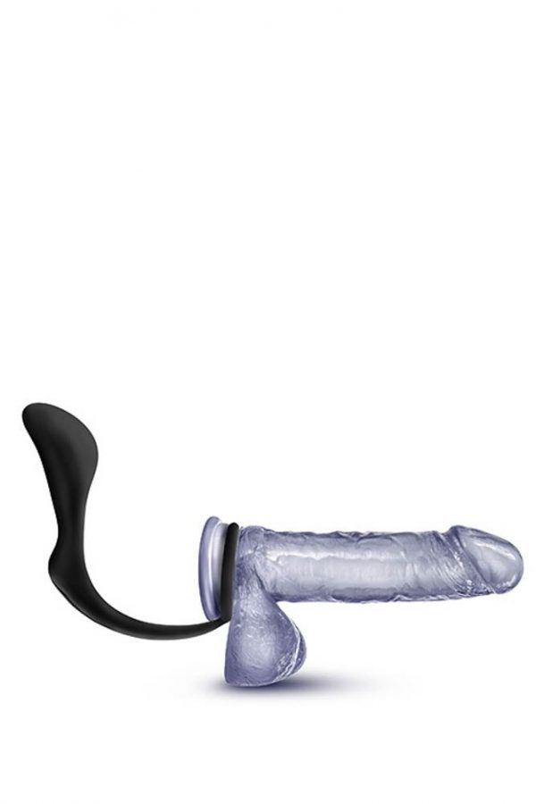 ANAL ADVENTURES COCK RING PLUG BLACK #1 | ViPstore.hu - Erotika webáruház