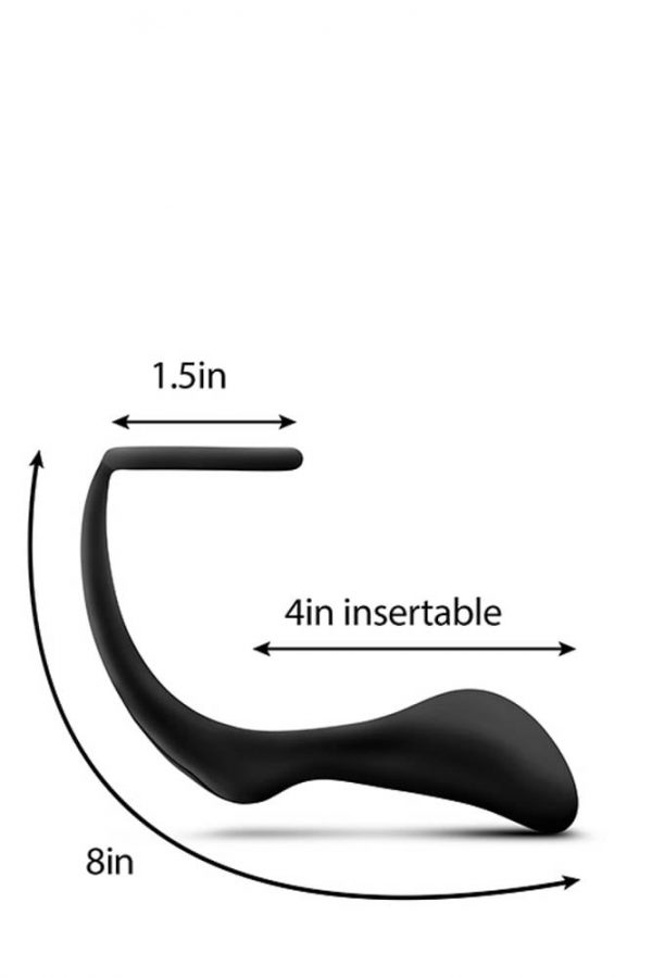 ANAL ADVENTURES COCK RING PLUG BLACK #2 | ViPstore.hu - Erotika webáruház