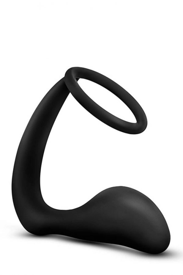 ANAL ADVENTURES COCK RING PLUG BLACK #5 | ViPstore.hu - Erotika webáruház