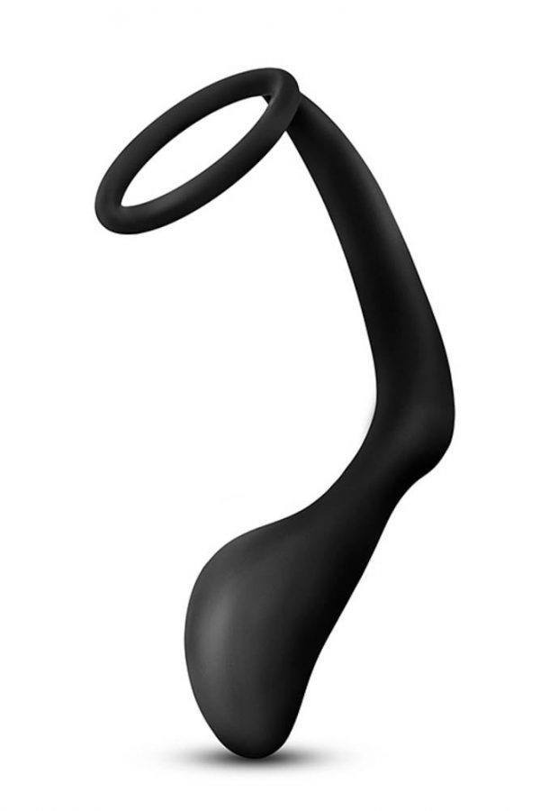 ANAL ADVENTURES COCK RING PLUG BLACK #6 | ViPstore.hu - Erotika webáruház
