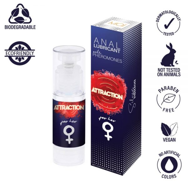 ANAL LUBRICANT WITH PHEROMONES ATTRACTION FOR HER 50 ML #4 | ViPstore.hu - Erotika webáruház