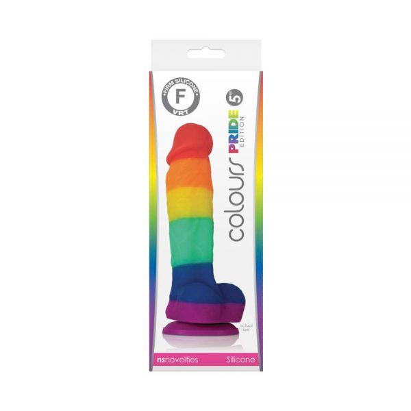 Colours Pride Edition 5 inch Dildo Rainbow #1 | ViPstore.hu - Erotika webáruház