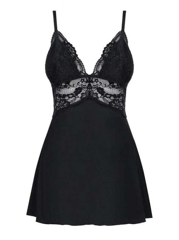 810-BAB-1 babydoll & thong black S/M #4 | ViPstore.hu - Erotika webáruház
