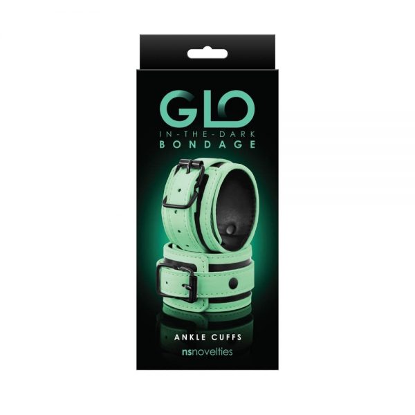 GLO Bondage - Ankle Cuff - Green #1 | ViPstore.hu - Erotika webáruház