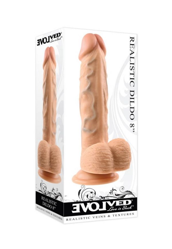 REALISTIC DILDO 8" LIGHT #3 | ViPstore.hu - Erotika webáruház