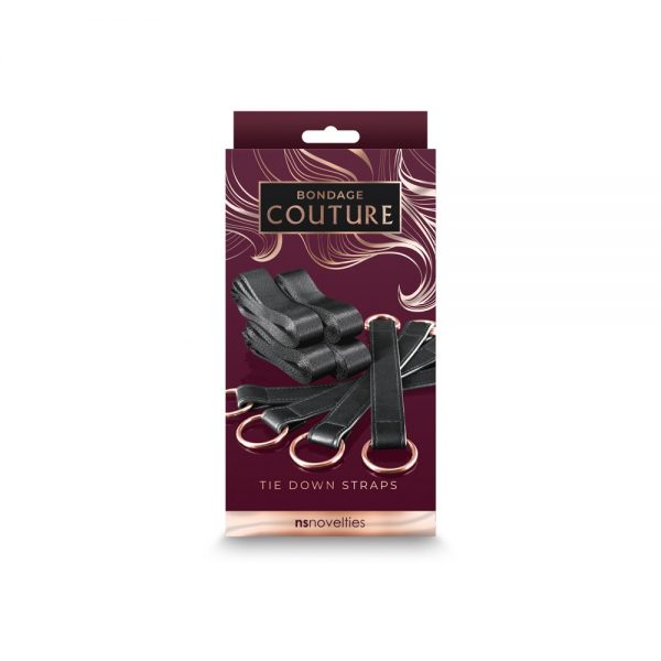 Bondage Couture - Tie Down Straps - Black #2 | ViPstore.hu - Erotika webáruház