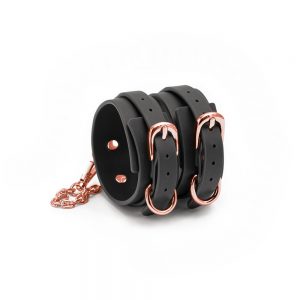 Bondage Couture - Ankle Cuffs - Black #1 | ViPstore.hu - Erotika webáruház