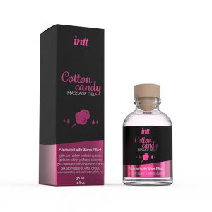 MASSAGE GEL COTTON CANDY GLASS BOTTLE 30ML + BOX #1 | ViPstore.hu - Erotika webáruház