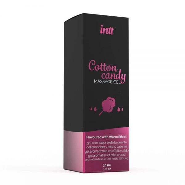 MASSAGE GEL COTTON CANDY GLASS BOTTLE 30ML + BOX #3 | ViPstore.hu - Erotika webáruház