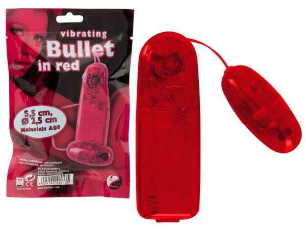 Vibrating Bullet Red #1 | ViPstore.hu - Erotika webáruház