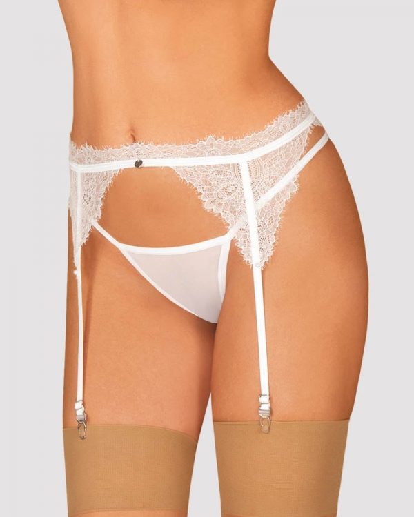 Bianelle garter belt white L/XL #4 | ViPstore.hu - Erotika webáruház