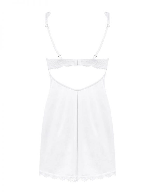 Amor Blanco underwire chemise & thong white  L/XL #1 | ViPstore.hu - Erotika webáruház