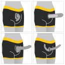 Horny Strapon Shorts M/L (33 - 37 inch waist) #1 | ViPstore.hu - Erotika webáruház