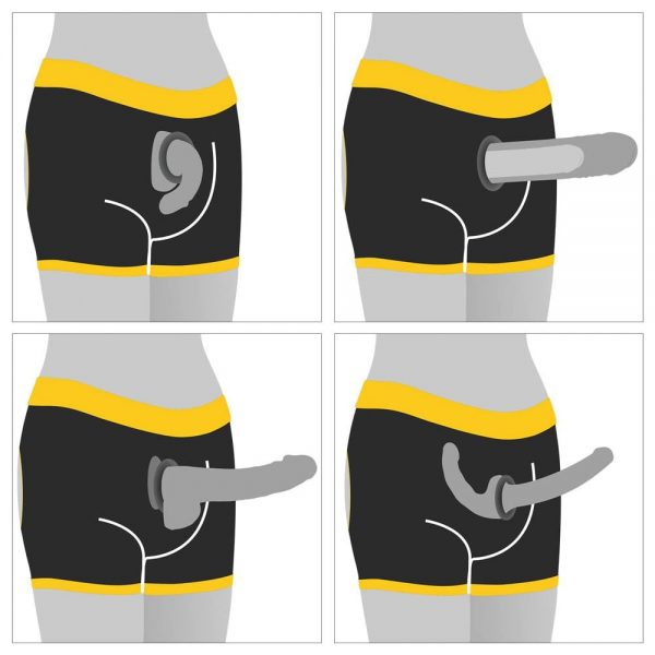 Horny Strapon Shorts XL/XXL (38 - 42 inch waist) #1 | ViPstore.hu - Erotika webáruház