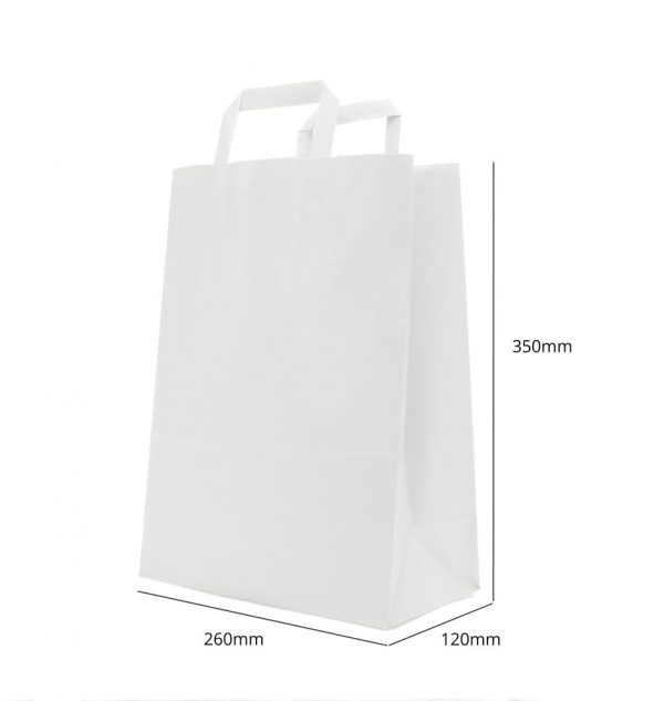 Paper Bag (White) - 260x350x120 mm #1 | ViPstore.hu - Erotika webáruház