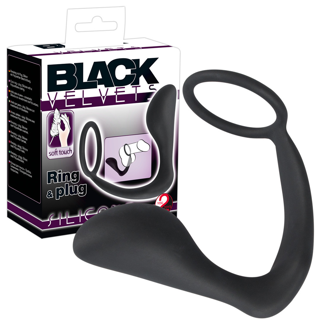 Black Velvets Ring & Plug #1 | ViPstore.hu - Erotika webáruház