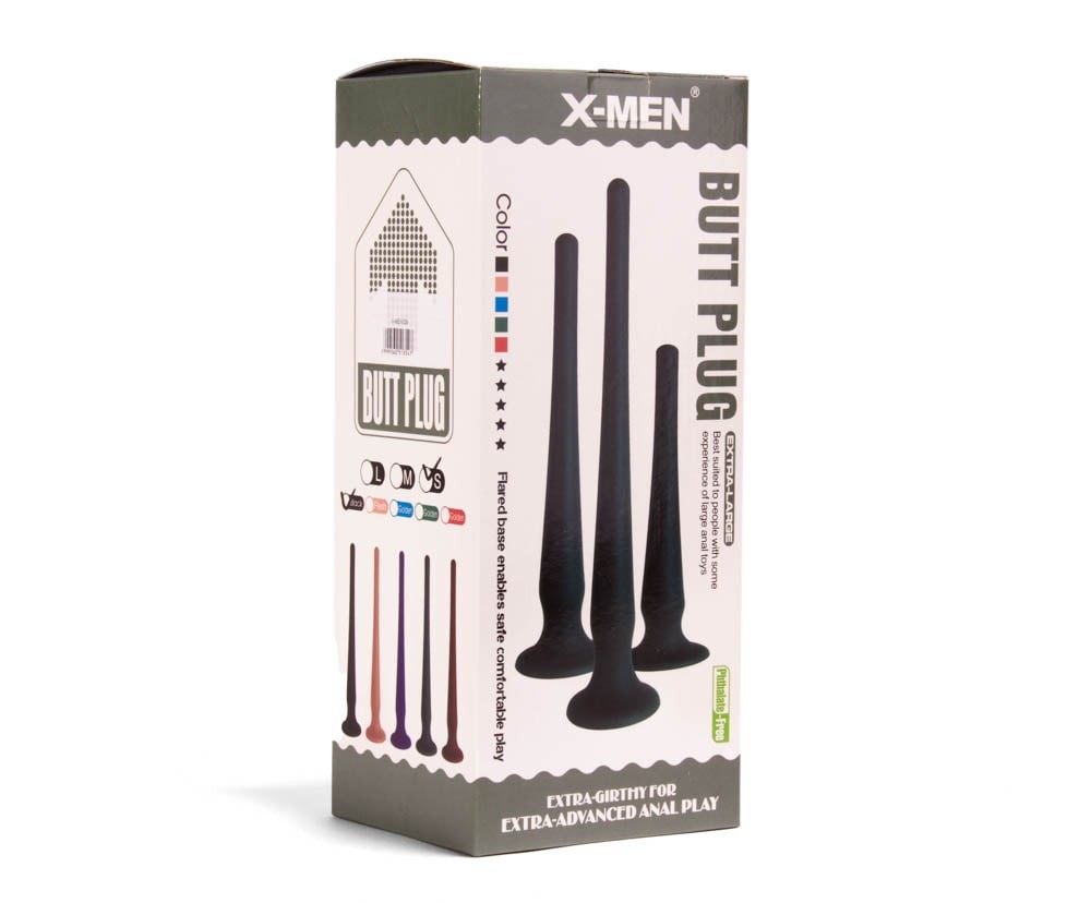 X-MEN Butt Plug Size S Black #3 | ViPstore.hu - Erotika webáruház