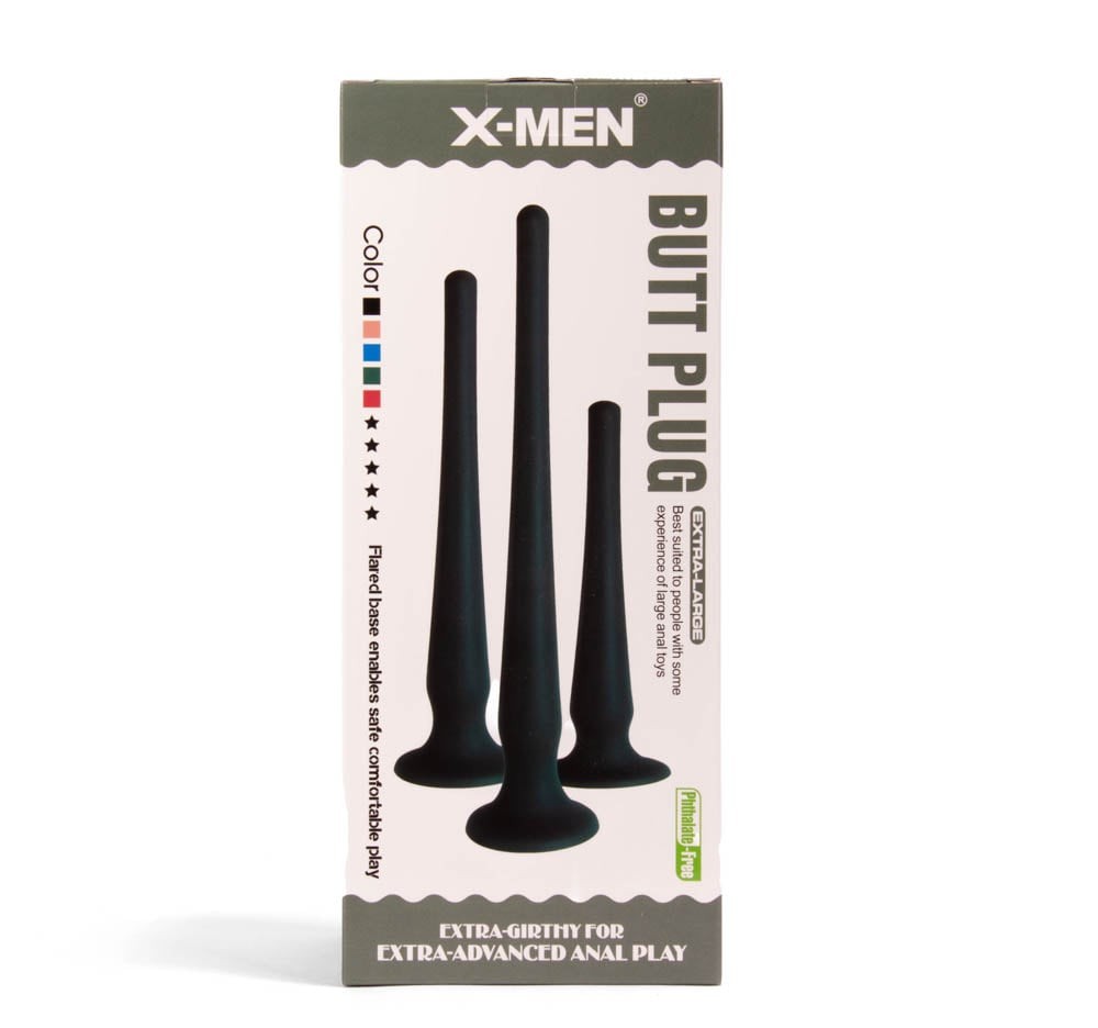 X-MEN Butt Plug Size S Black #4 | ViPstore.hu - Erotika webáruház