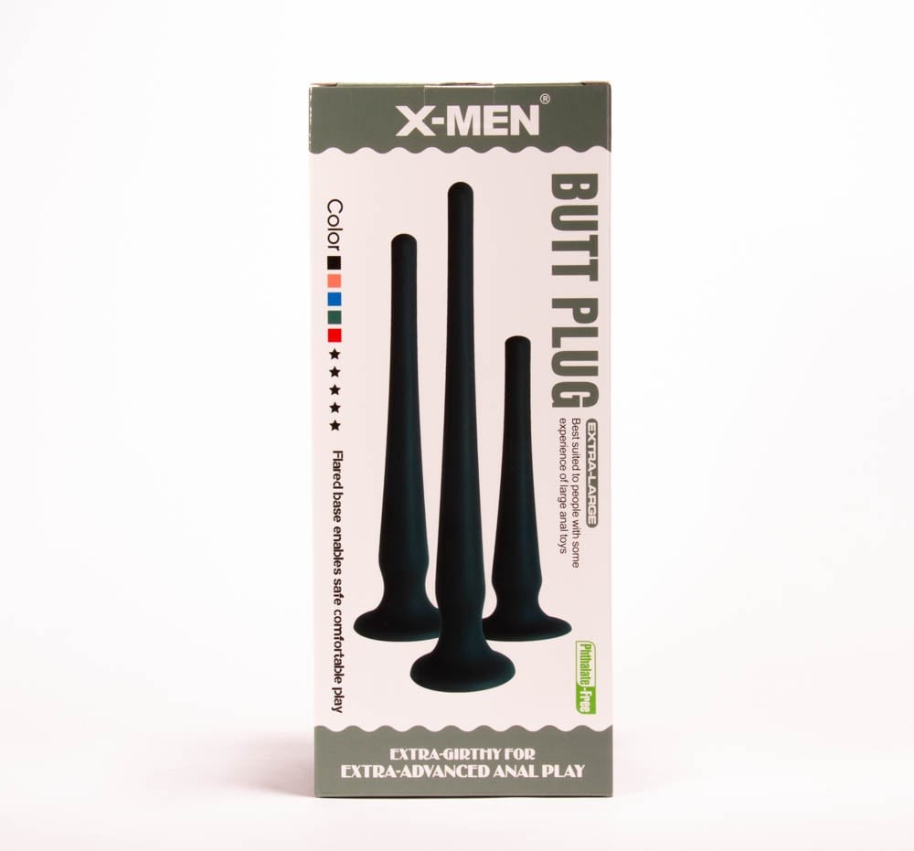 X-MEN Butt Plug Size M Black #3 | ViPstore.hu - Erotika webáruház