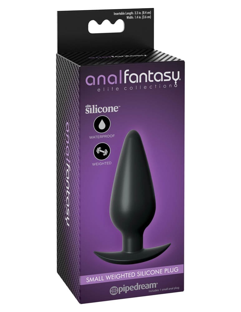 Anal Fantasy Elite Collection Small Weighted Silicone Plug #2 | ViPstore.hu - Erotika webáruház