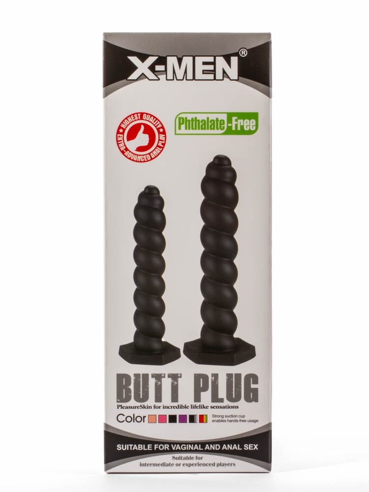 X-Men 9.45" Butt Plug Silicone Black M #6 | ViPstore.hu - Erotika webáruház