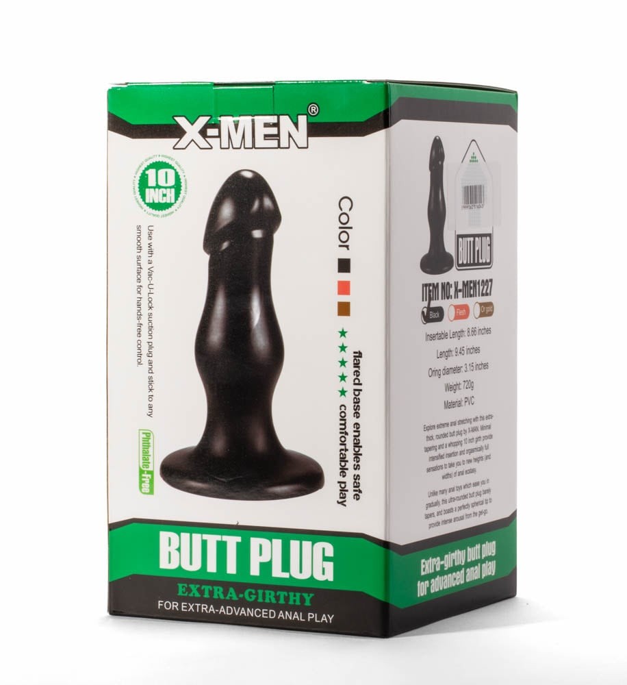 X-Men 8.66" Extra Girthy Butt Plug Black II #4 | ViPstore.hu - Erotika webáruház