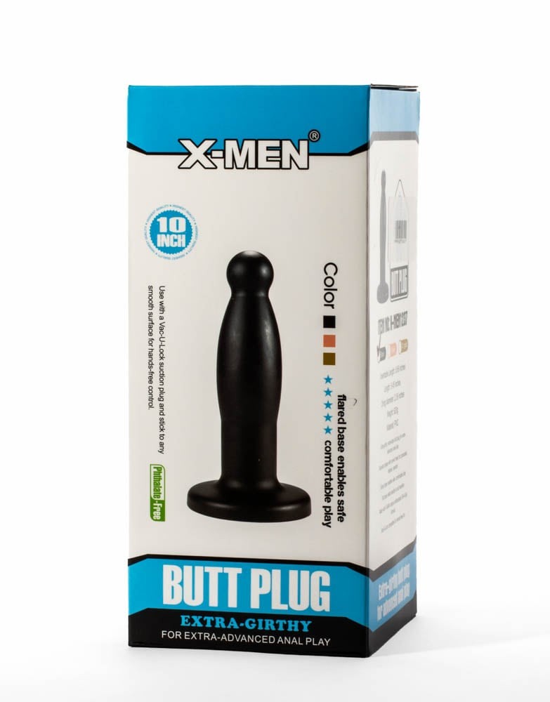 X-Men 9.45" Extra Girthy Butt Plug Black #6 | ViPstore.hu - Erotika webáruház