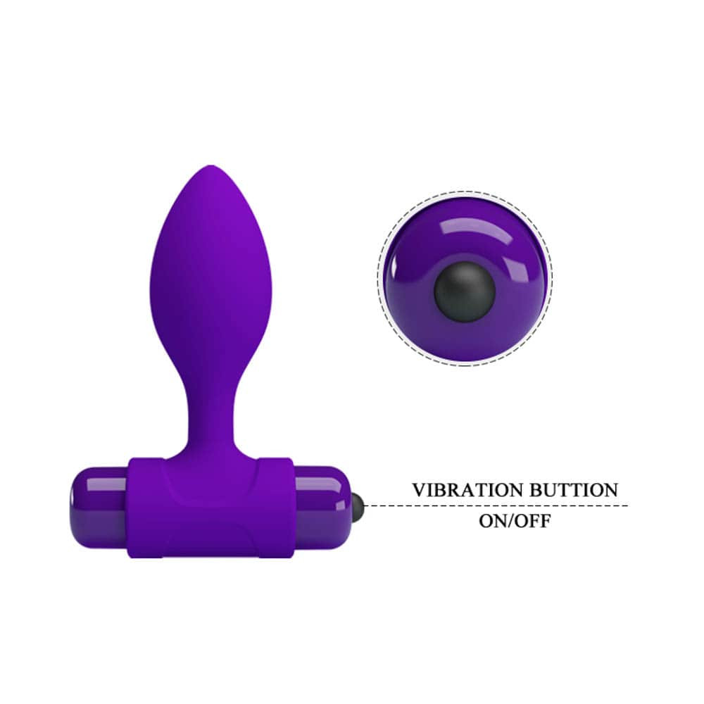 Pretty Love Vibra Butt Plug Purple #3 | ViPstore.hu - Erotika webáruház