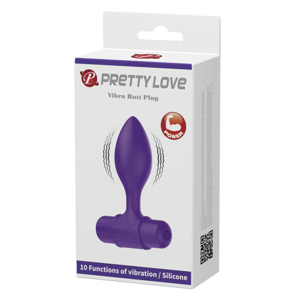 Pretty Love Vibra Butt Plug Purple #5 | ViPstore.hu - Erotika webáruház