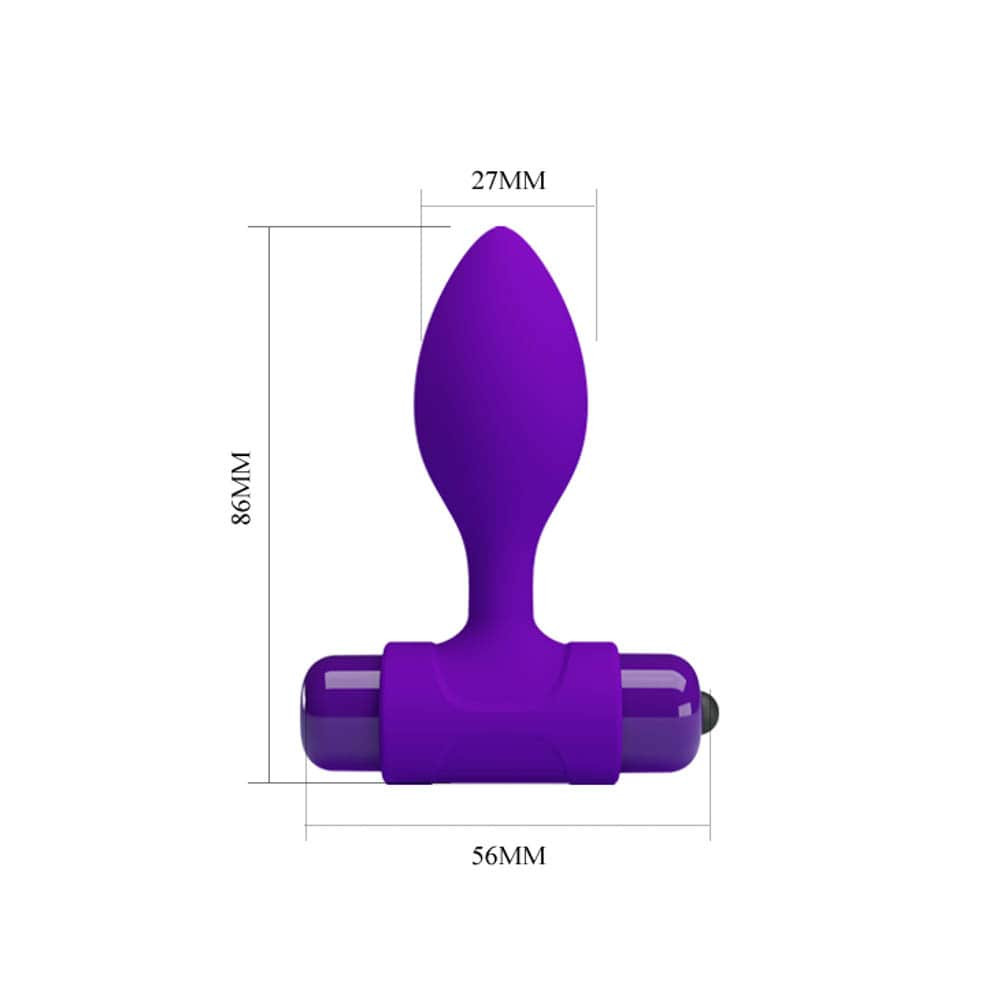 Pretty Love Vibra Butt Plug Purple #6 | ViPstore.hu - Erotika webáruház
