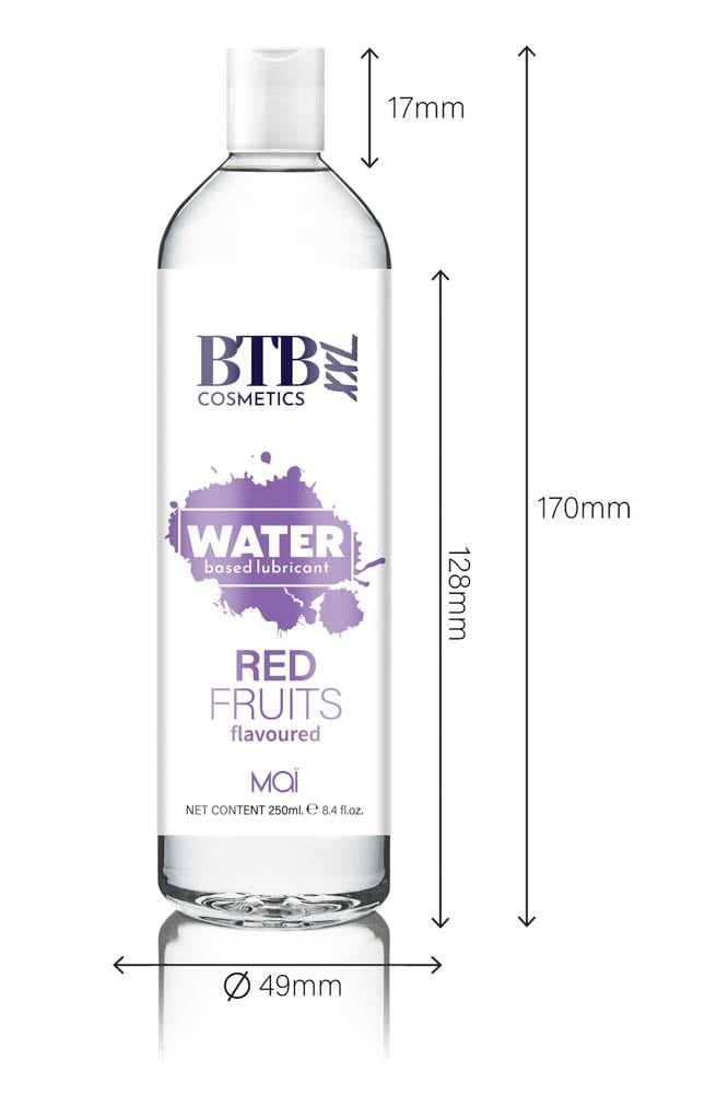 BTB WATER BASED FLAVORED RED FRUITS LUBRICANT 250ML #3 | ViPstore.hu - Erotika webáruház