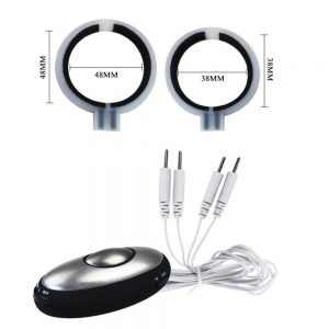 Multi Function Electro Sex Kits  Massager With 2 Penis Enhancing Rings #1 | ViPstore.hu - Erotika webáruház