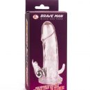 Brave Man Penis Sleeve With Bullet Clear 2 #1 | ViPstore.hu - Erotika webáruház