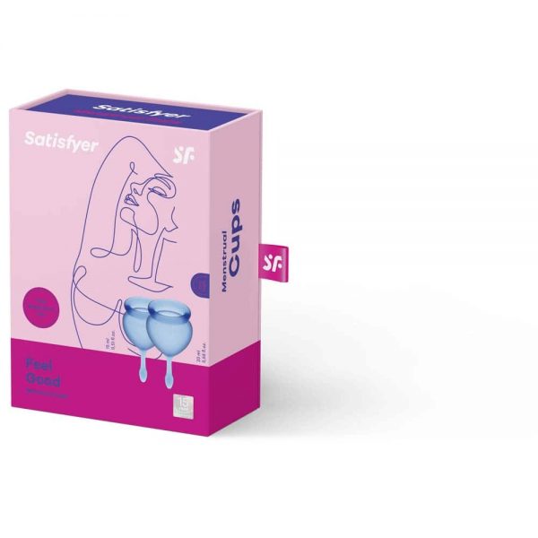Feel good Menstrual Cup (dark blue) #1 | ViPstore.hu - Erotika webáruház