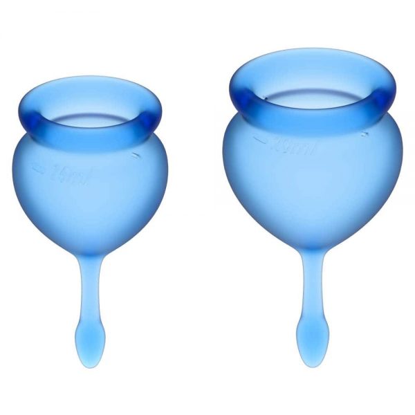 Feel good Menstrual Cup (dark blue) #2 | ViPstore.hu - Erotika webáruház