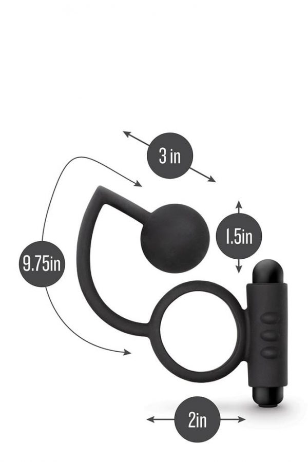 ANAL ADVENTURES ANAL BALL WITH C-RING #1 | ViPstore.hu - Erotika webáruház