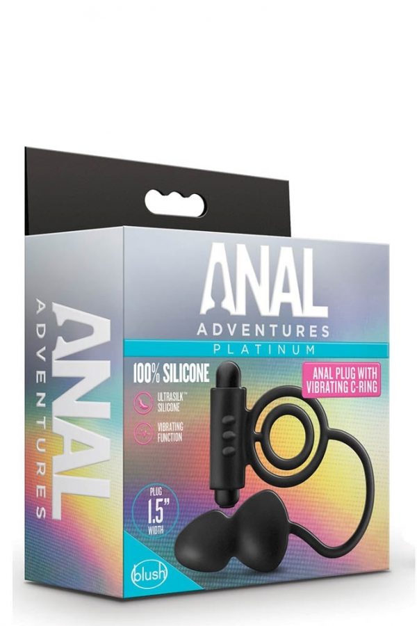 ANAL ADVENTURES ANAL PLUG WITH C-RING #6 | ViPstore.hu - Erotika webáruház