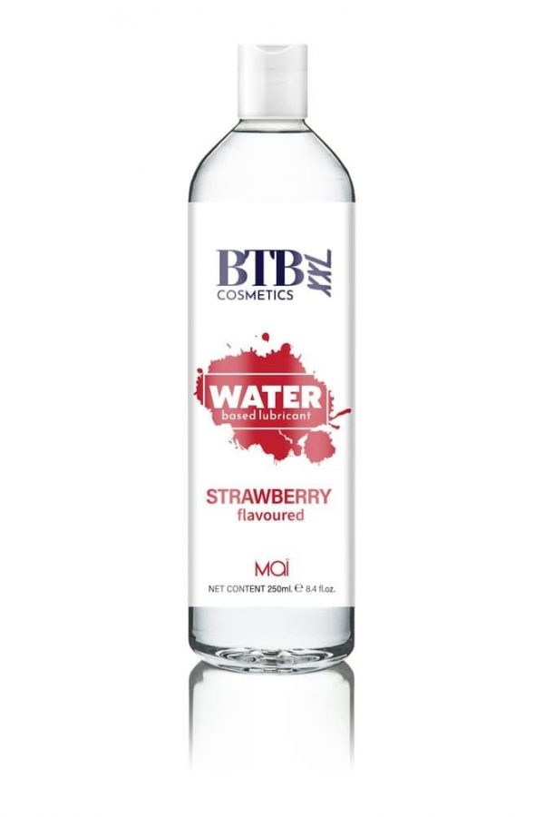 BTB WATER BASED FLAVORED STRAWBERRY LUBRICANT 250ML #2 | ViPstore.hu - Erotika webáruház