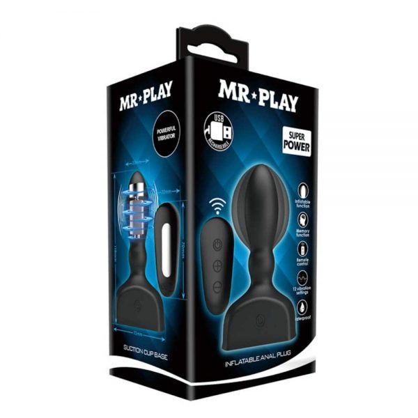 Mr. Play Inflatable Anal Plug ViPstore.hu - Erotika Webáruház - Szexshop