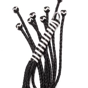 8 Tail Polish Leather Flogger 22 inch